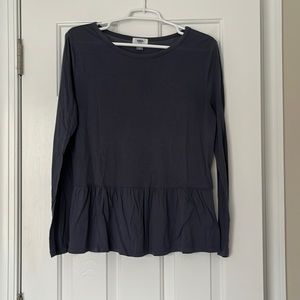 Old Navy Dark Grey Ling Sleeve M